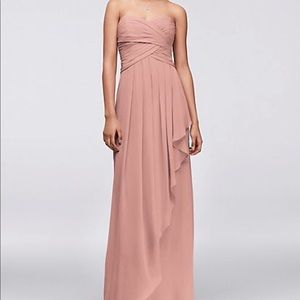 David’s bridal crinkle chiffon dress Ballet size 0